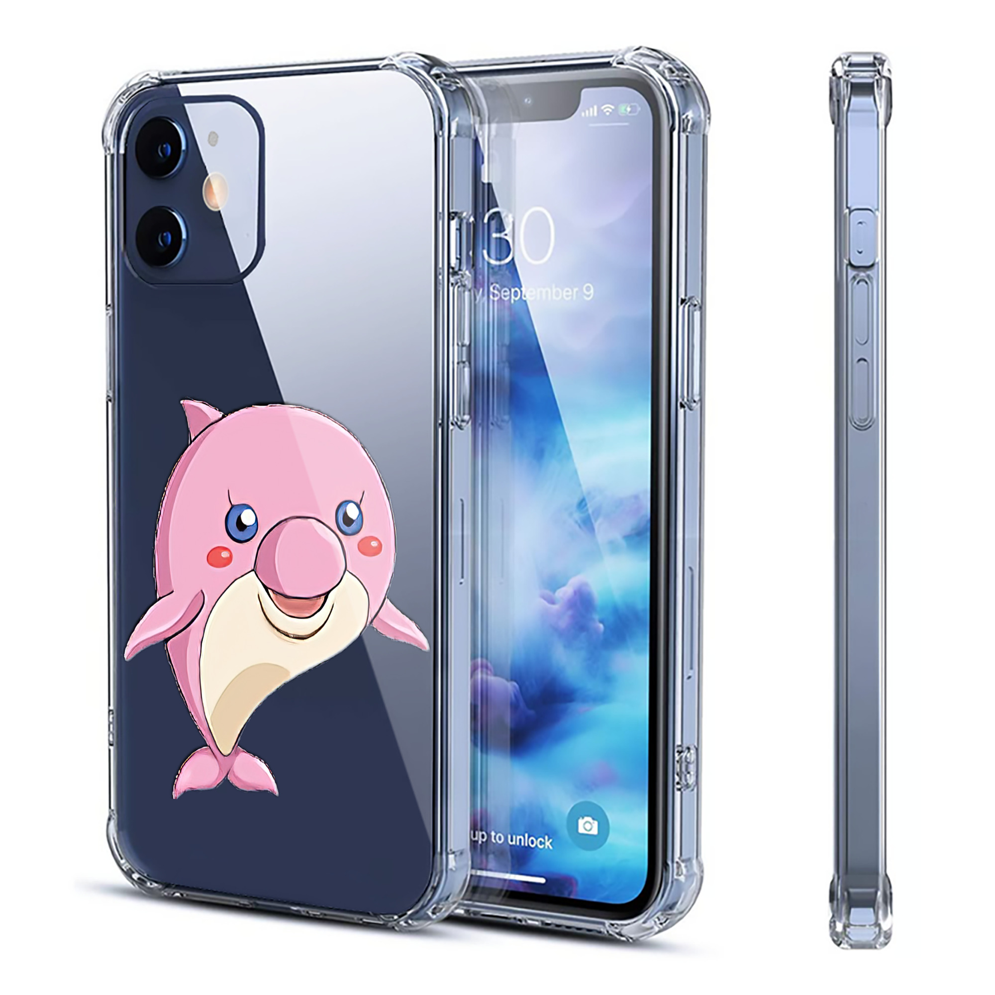 （画像用） 遊☆戯☆王 Yu-Gi-Oh! 【iPhone 12シリーズ対応】透明スマホケース（クリアソフトケース）